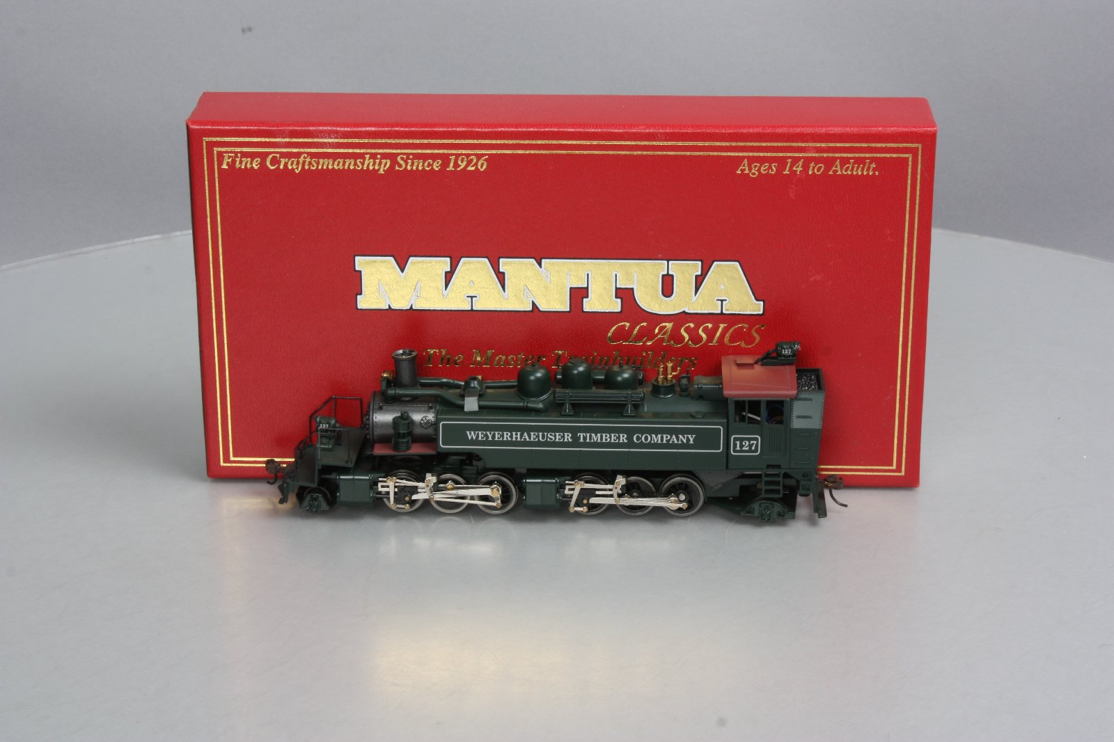 Mantua 351600 HO Scale Weyerhauser 2-6-6-2T Logger Steam Locomotive #1 –  Trainz