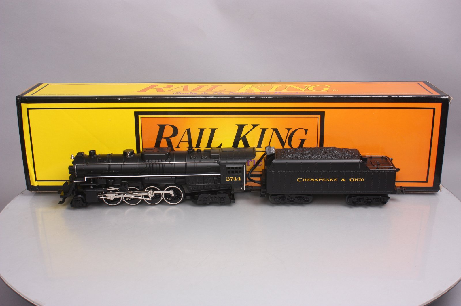 MTH 30-1128-1 O Gauge Cu0026O 2-8-4 Berkshire Steam Locomotive u0026 Tender with  PS1 LN/Box