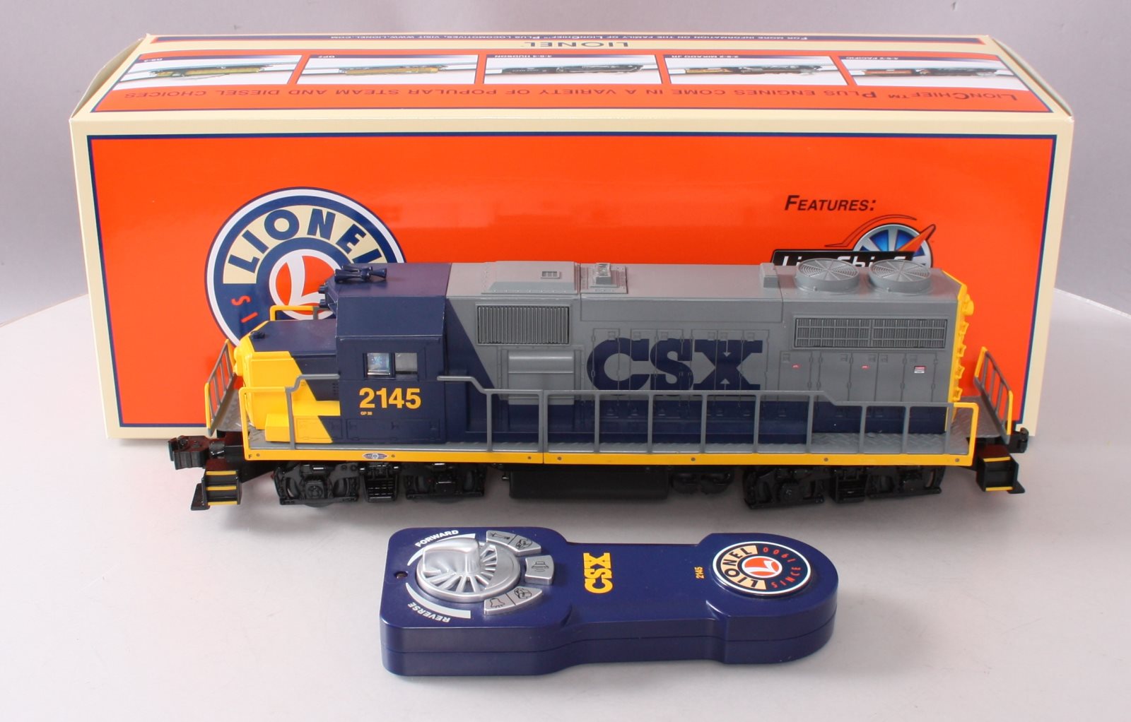 HO Scale Life Like Locomotive Diesel GP38 CSX cheapest #6638 Plus 4 CSX Cars Caboose tank