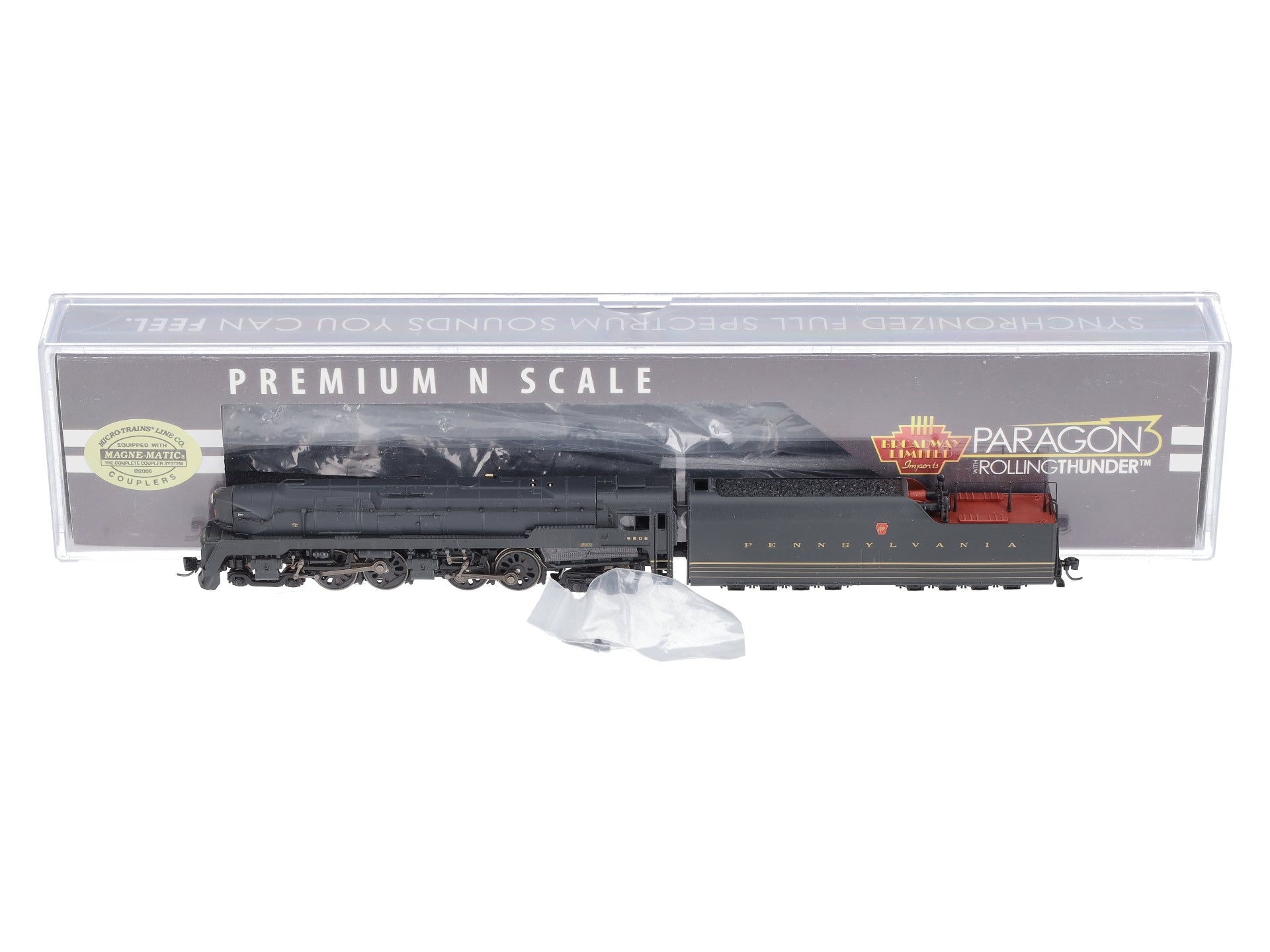 Broadway Limited 3286 N PRR T1 Duplex Steam Loco & Tender #5506 w Sound/DCC