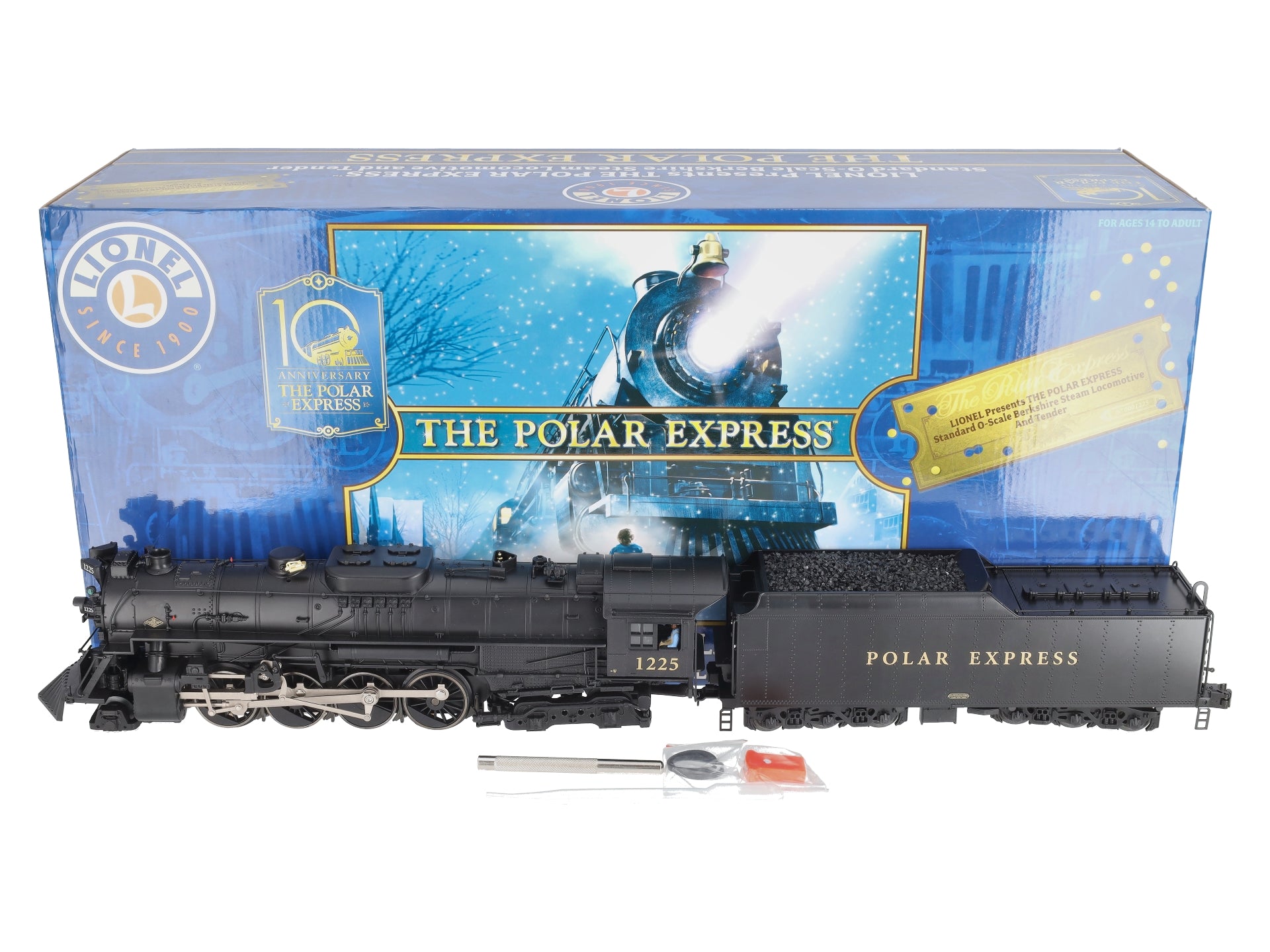 Lionel 6 11451 O Polar Express 10th Anniversary Berkshire Steam Locomo Trainz