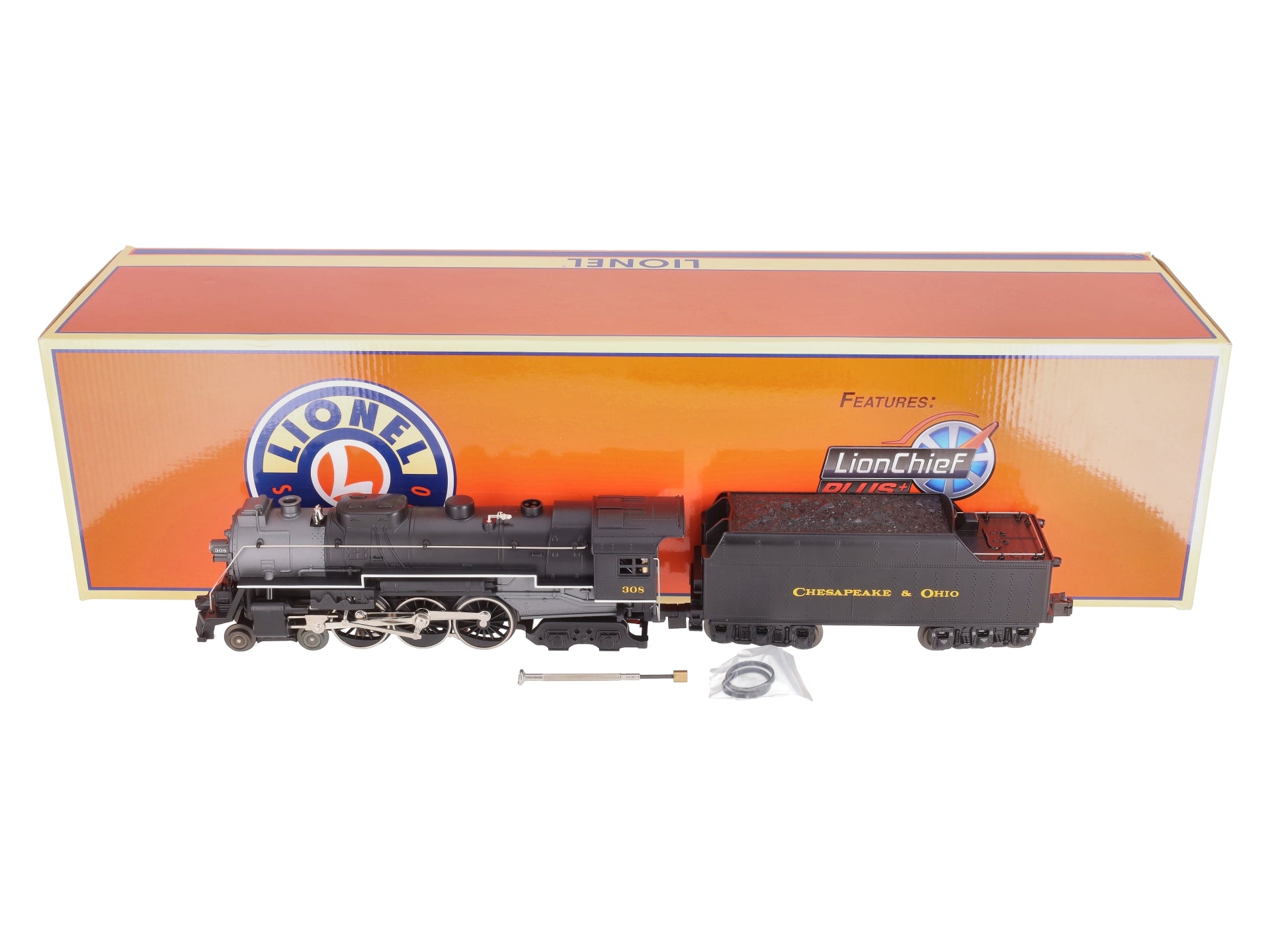 Lionel 6 81302 O C O LionChief Plus 4 6 4 Hudson Steam Locomotive 308 Trainz