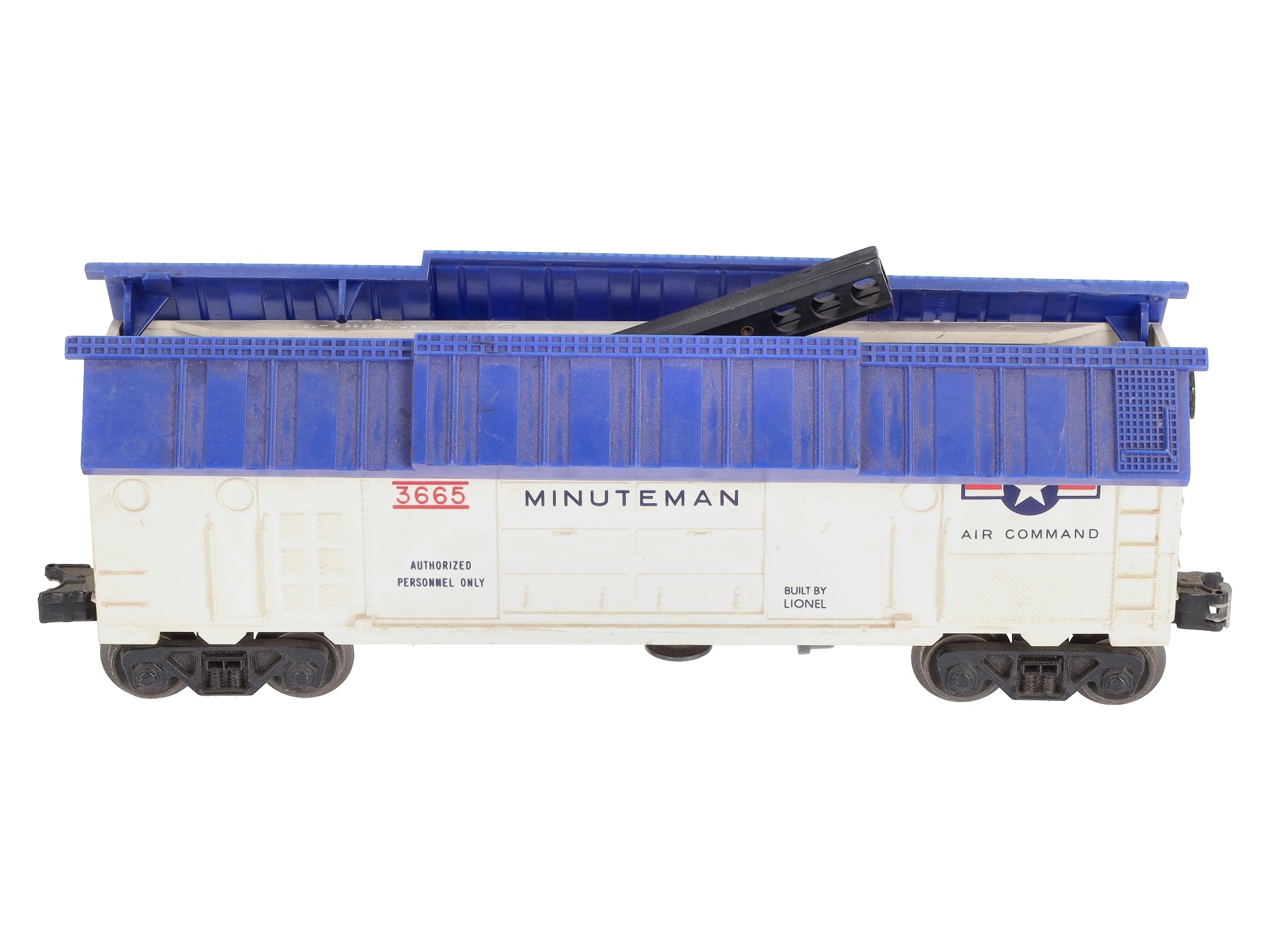 Lionel misssile launching platform with target popular box CAR