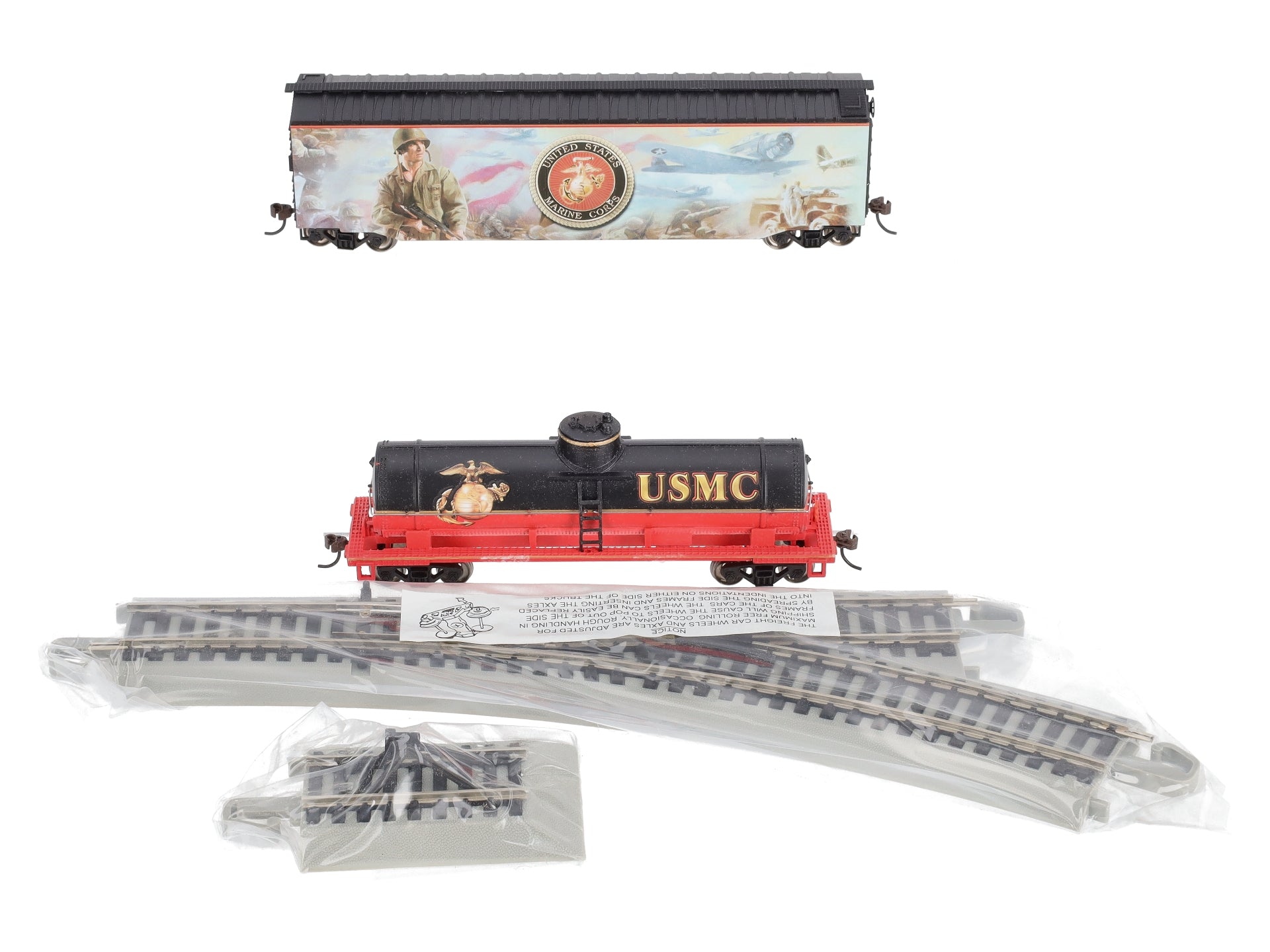 Bachmann Hawthorne Village United States Marines Corps train box car deals USMC flag