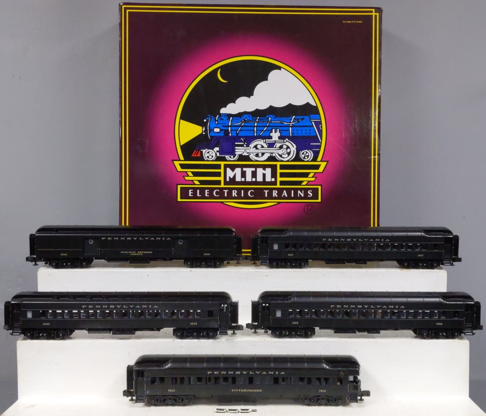 Pullman railway express shops agency model train collection lot of 8