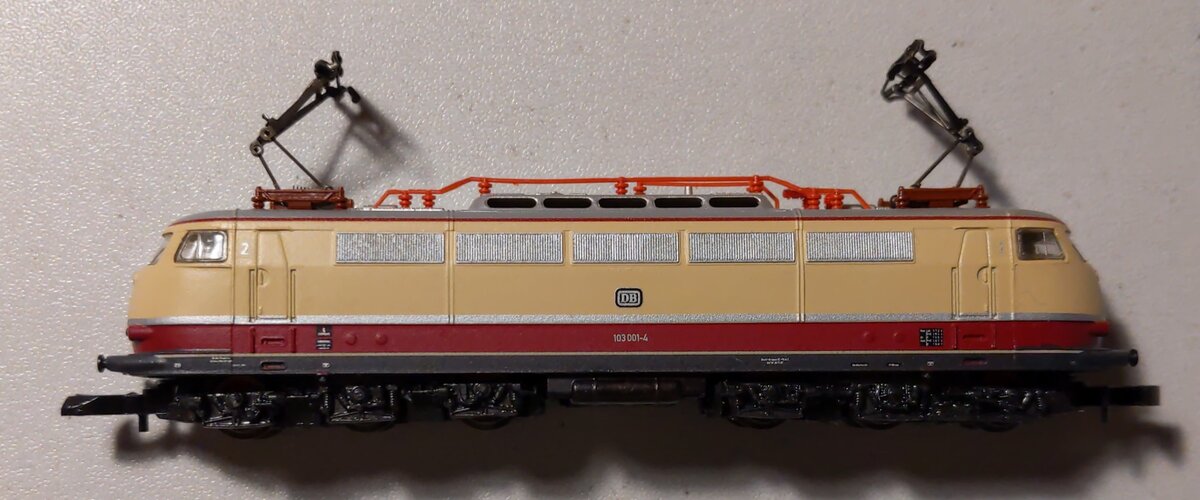 Marklin Z Scale German Federal Railroad DB Class 103 Electric Locomoti –  Trainz