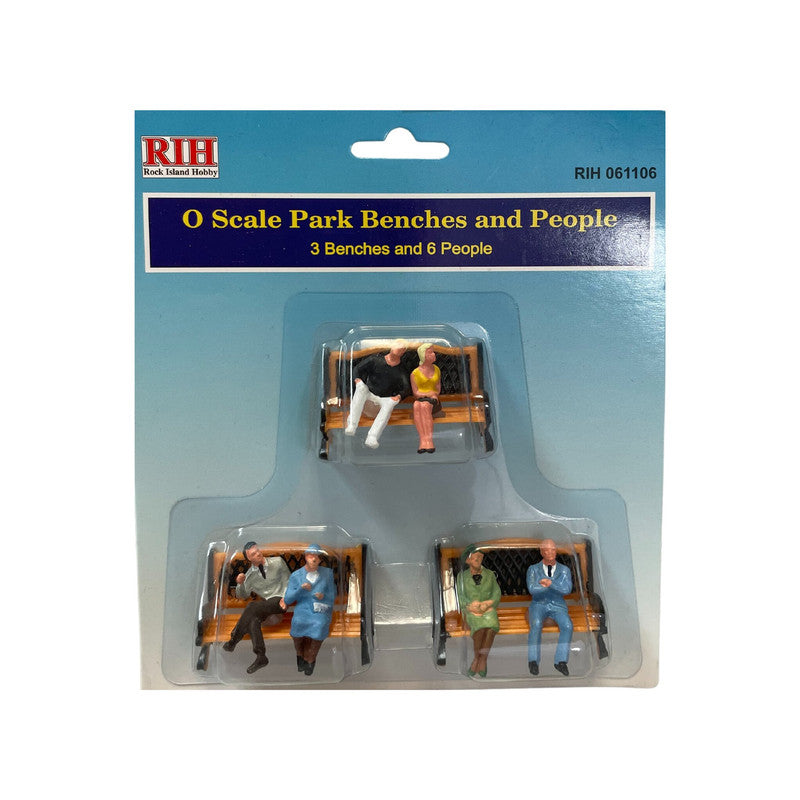 Rock Island Hobby 061108 - Standing People - Painted (10) - O Scale