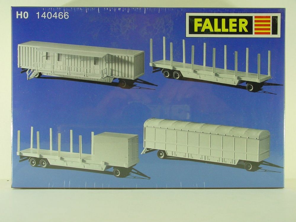 Faller 140466 HO Fair Transport Set Plastic Building Kit (Pack of 2)