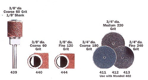 Dremel 431 1/4 In. 60 Grit Coarse Sanding Bands 