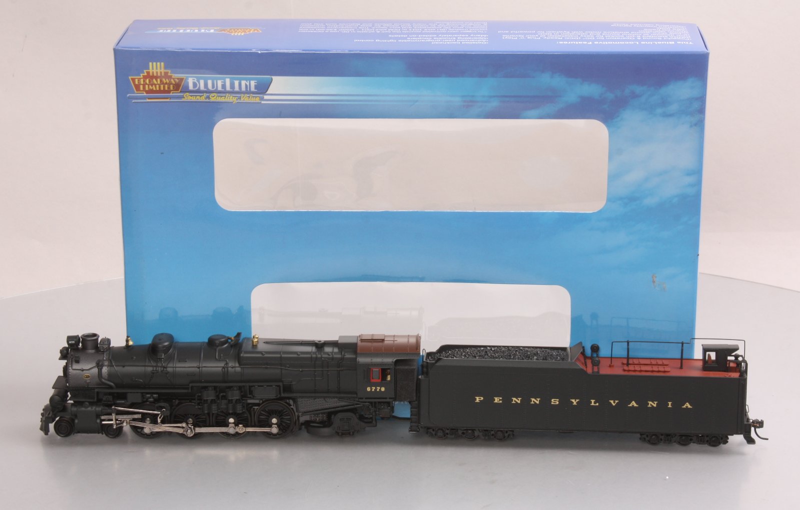 Broadway Limited 5033 HO Pennsylvania PRR Class M1a 4-8-2 with Sound #6778