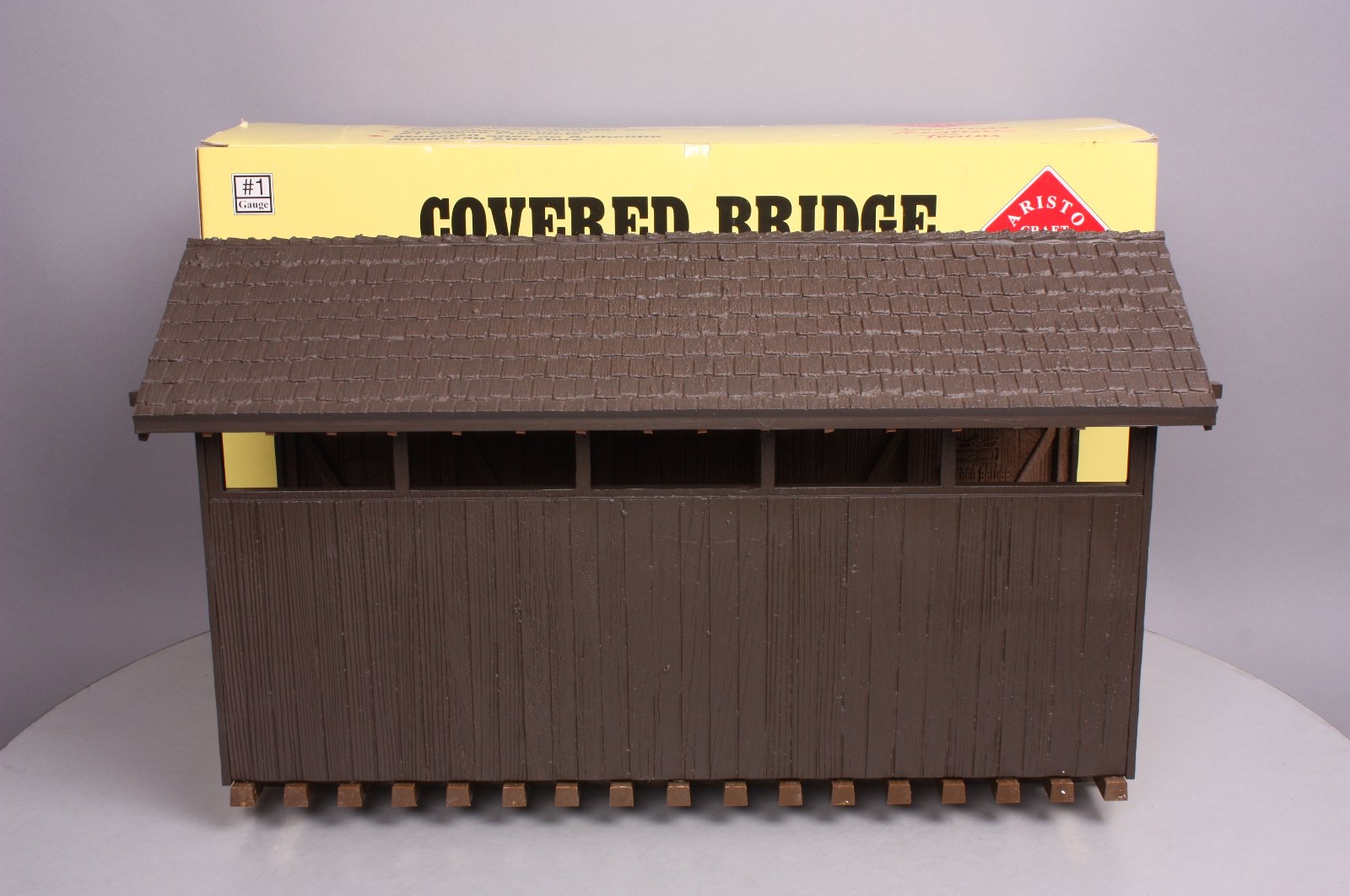 Aristo-Craft Style-7101 Covered Train Bridge Vintage hot G Scale Train Diorama NIB