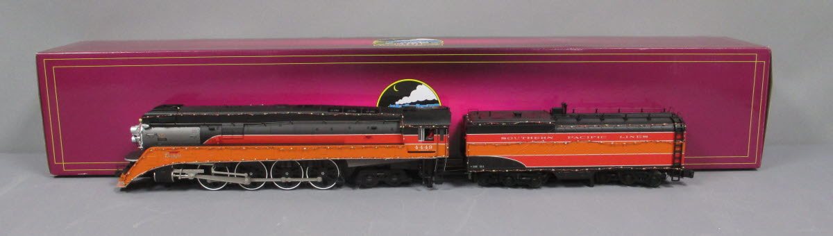 MTH 20-3758-1 Southern Pacific 4-8-4 GS-4 Steam Loco & Tender #4449 w  Lights PS3