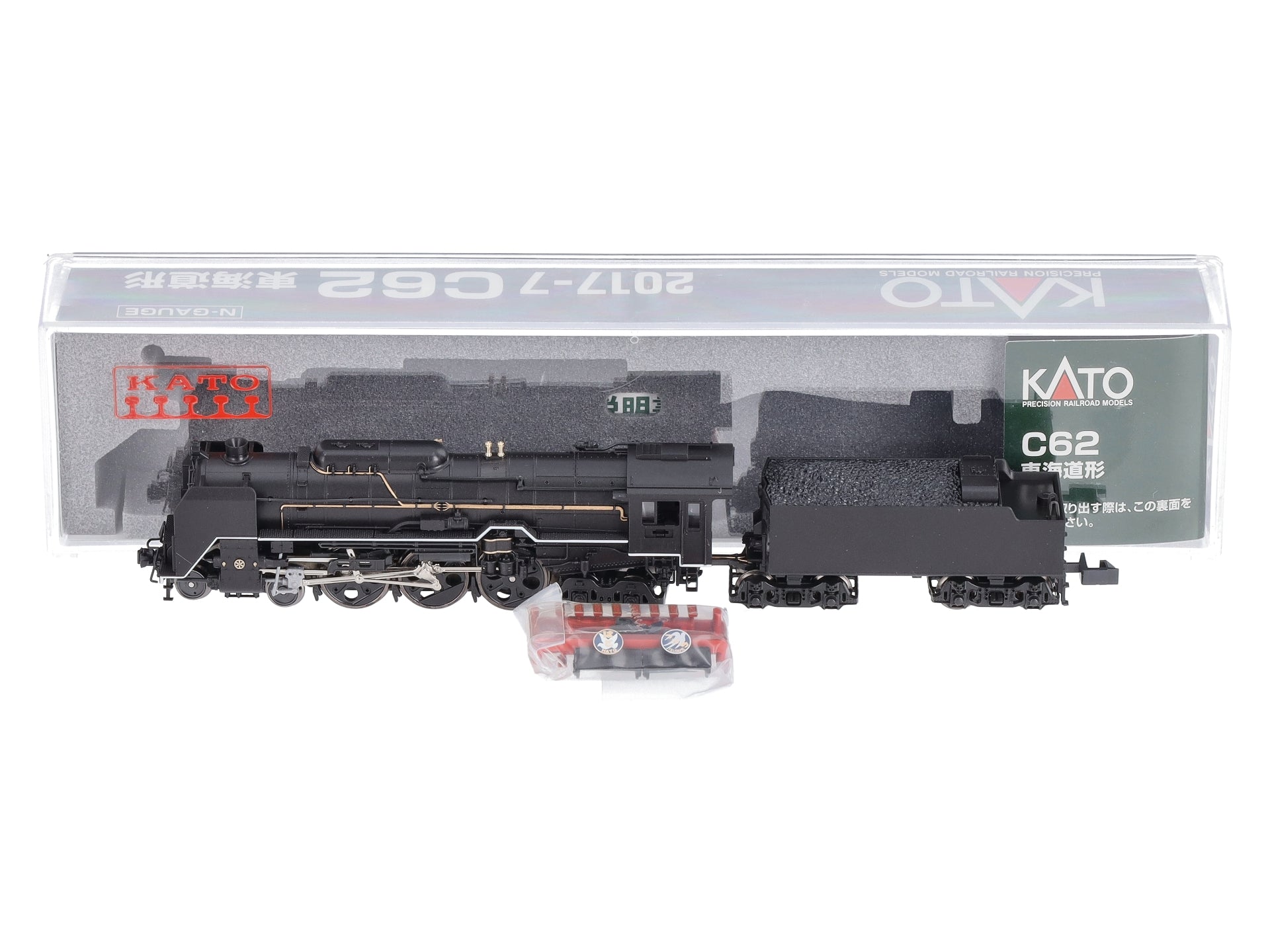 Kato 2017-7 N Japanese National Railways Tokaido Line JR C62 Steam  Locomotive