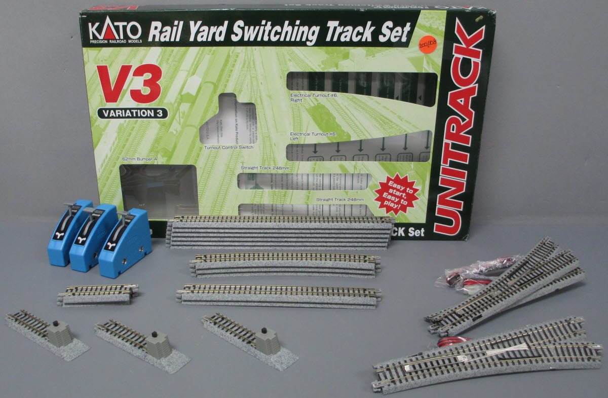 Kato 20-862-1 N V3 Rail Yard Switching Set