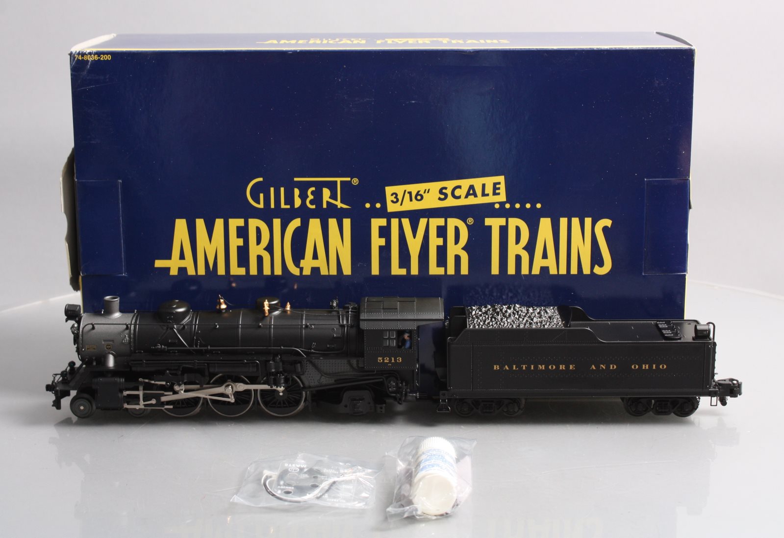 American Flyer 6 48061 S Scale Baltimore Ohio 4 6 2 Pacific Steam Lo Trainz