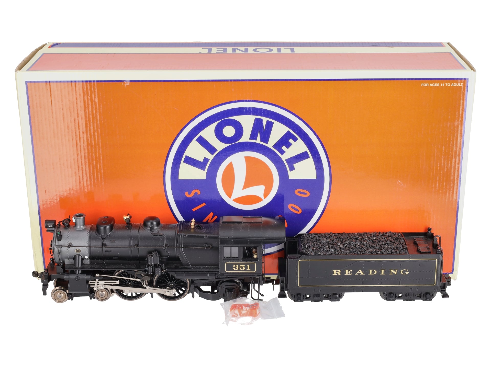 Lionel 6-11232 O Gauge Reading 4-4-2 Atlantic Steam Locomotive u0026 Tende –  Trainz