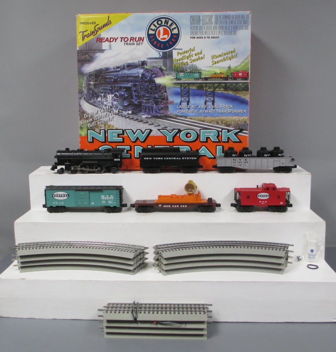 Lionel 6 30016 O Gauge NYC FlyerSteam Train Set with TrainSounds Trainz