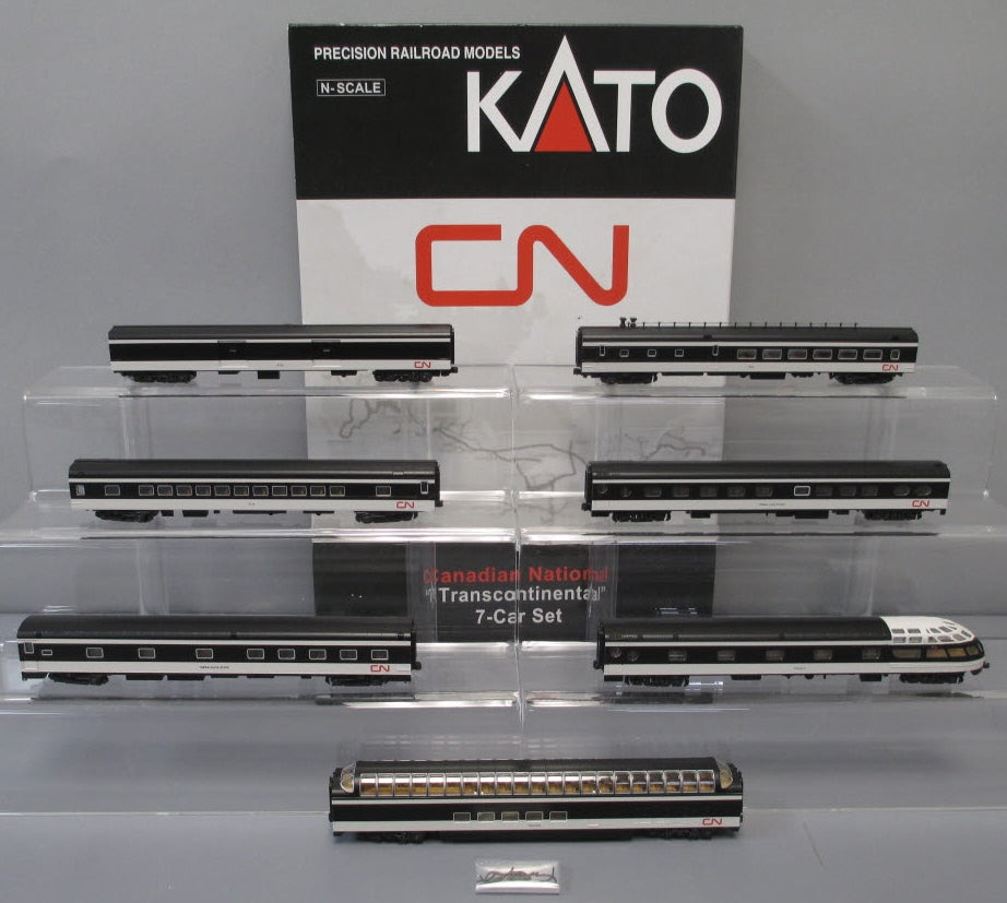 Kato 106-102 N Canadian National Transcontinental Passenger Car Set (Set of  7)