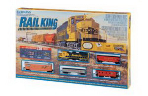 Bachmann 00657 Santa Fe Rail King HO Gauge Diesel Train Set