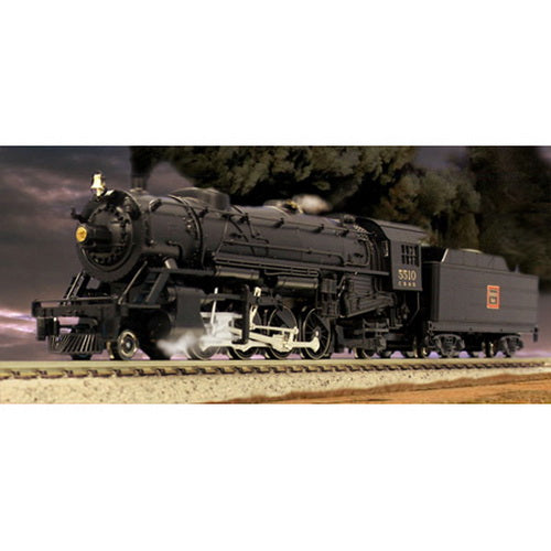 Kato 126-0211A N CB&Q 2-8-2 Heavy Mikado Steam Locomotive #5510 – Trainz