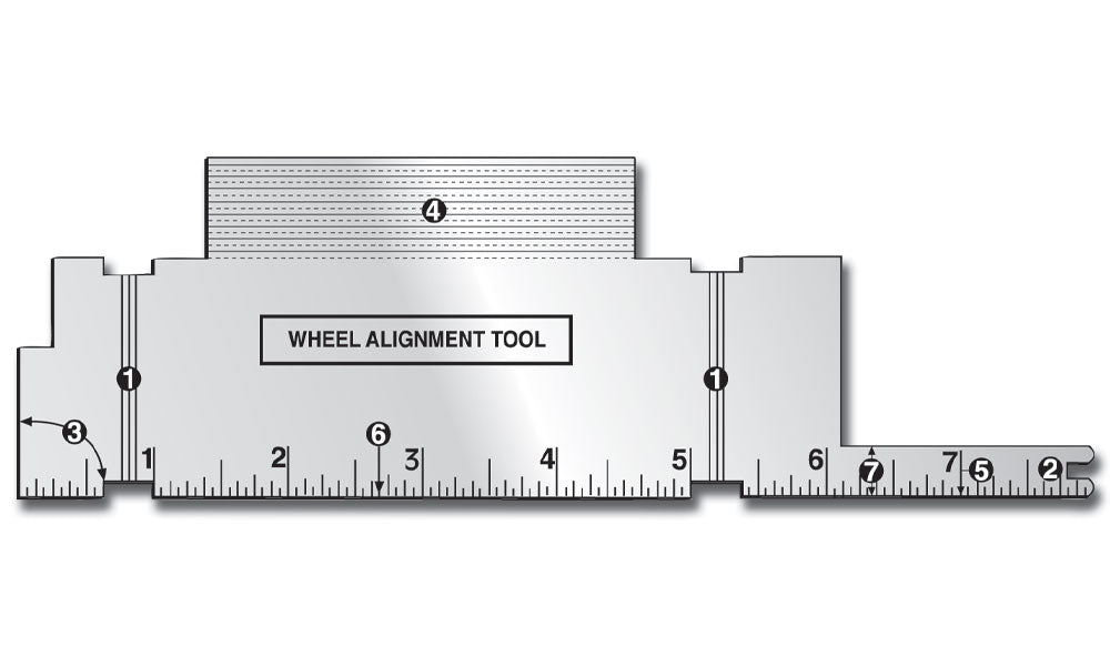 PineCar P4611 Axle Placement Guide