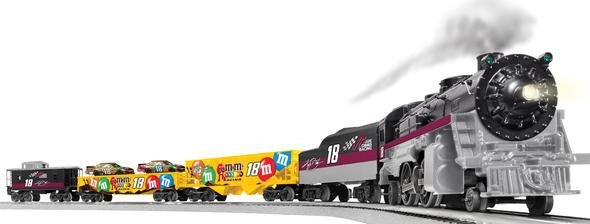 Lionel 7 11419 Kyle Busch NASCAR O Gauge Steam Freight Train Set 18 Trainz