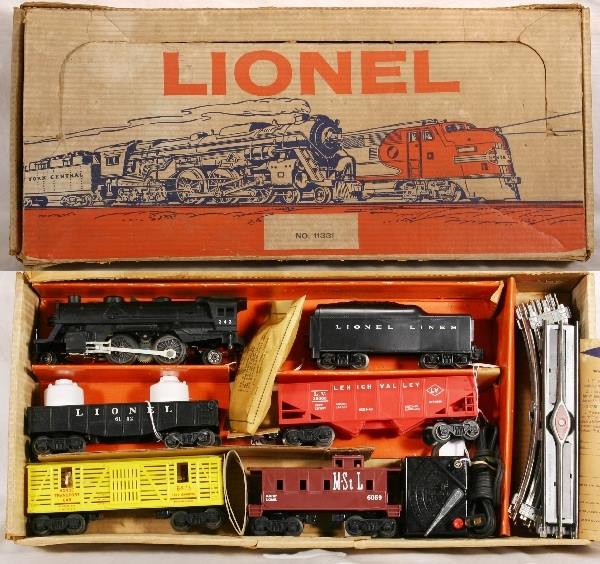 Vintage lionel cheap train sets value