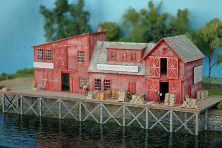 Sam Cahoon's Fish Pier by Northeastern Scale Models @