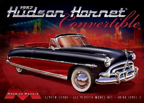 Moebius 1954 Hudson Hornet Club Coupe 1213 1/25 Car Model Kit