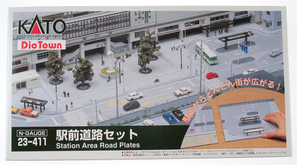 Kato 23-411 N Diotown Station Area Road Plate Set