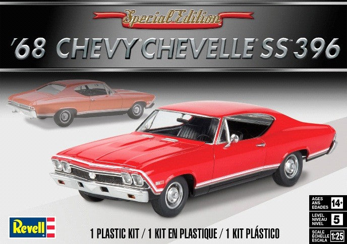 Revell 1966 Chevy Malibu SS 2N1 1:24 Scale Model Kit