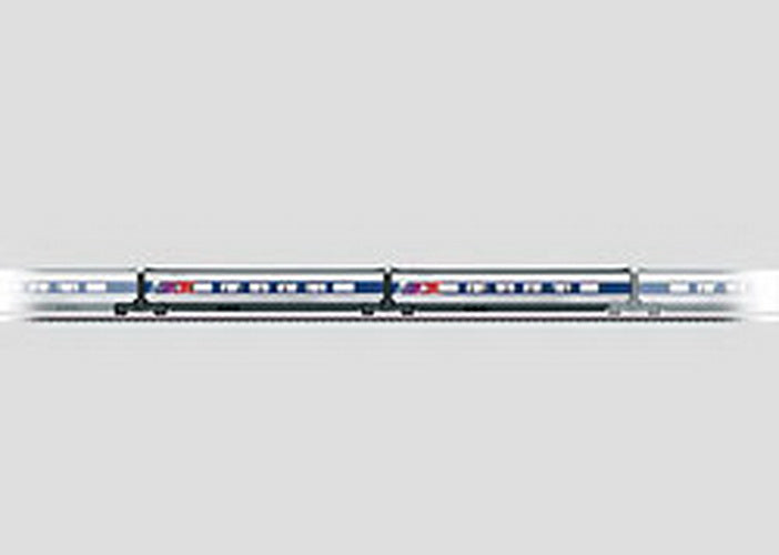 Marklin 43430 HO Scale TGV POS Set 2 2 Car Add On Set Trainz