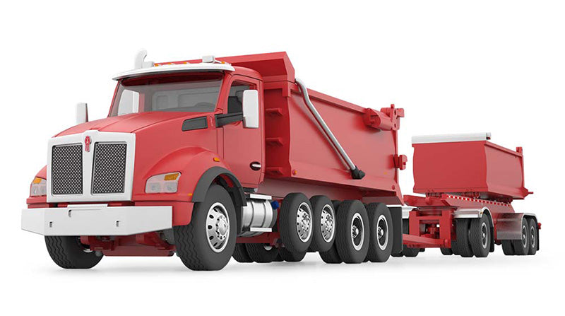 Die Cast Promotions 60-1278 1:64 Kenworth T880 Red Rogue Dump