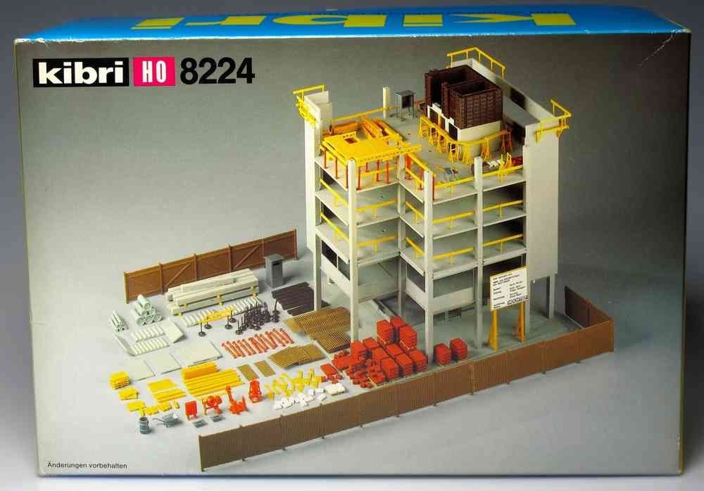 Kibri 8224 HO Modern City High Rise Construction Site Building Kit