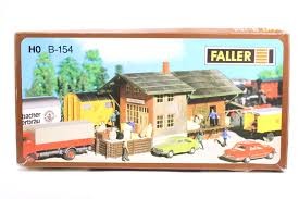 Faller B-154 HO Lineside Goods Depot Store Building Kit