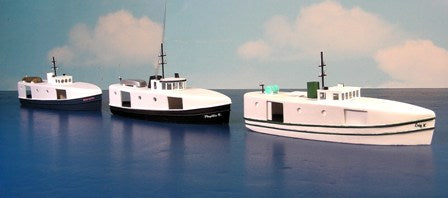 Sylvan Scale Models HO-1124 HO Great Lakes Fishing Tug Boat Kit – Trainz