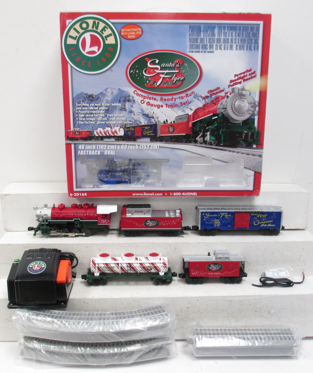 Lionel 6-30164 Santa's Flyer Christmas O Gauge Steam Train Set