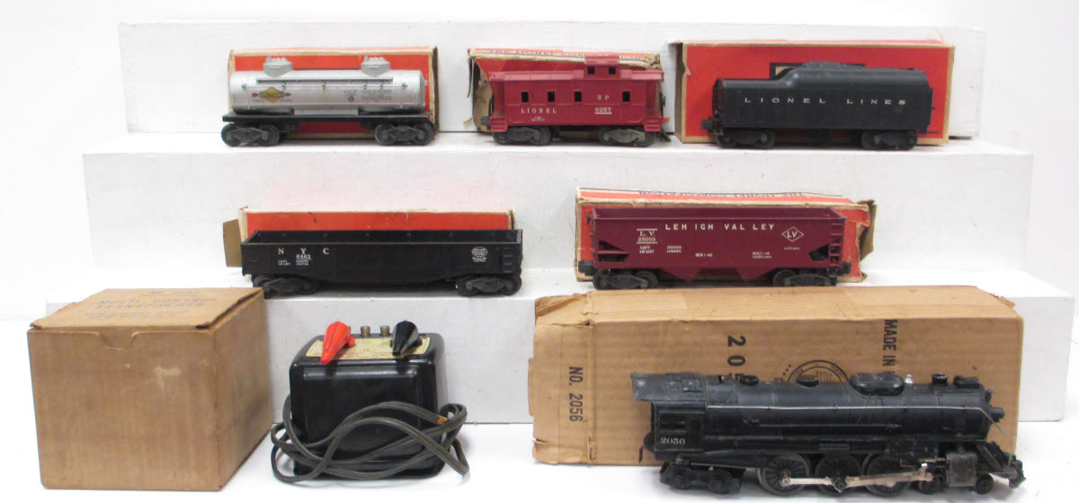 Lionel 1479WS Vintage O 2056 Steam Freight Set w 2046W 4 Cars Trainz