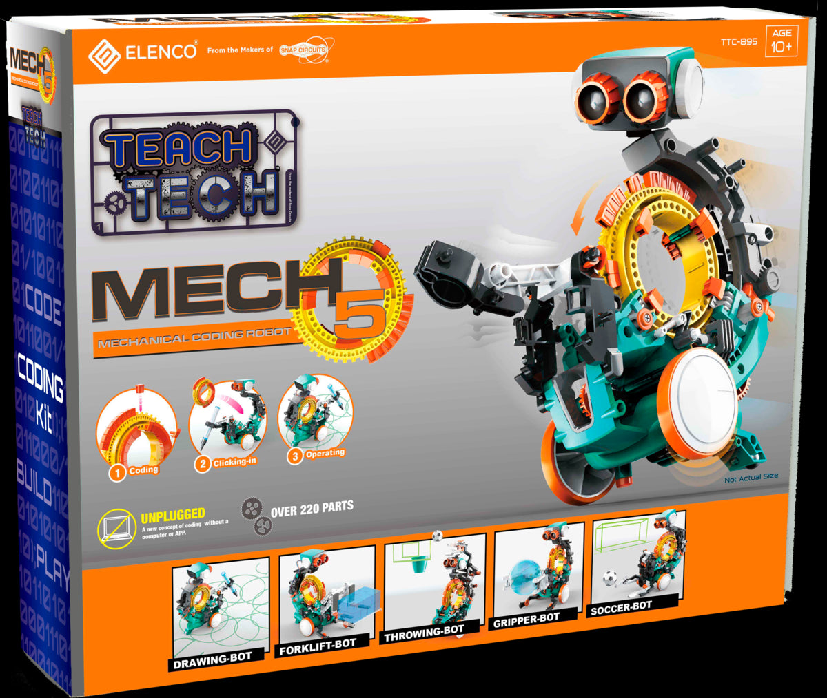 Best Buy: Teach Tech Mech-5 Mechanical Coding Robot TTC-895