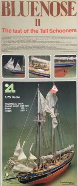 Artesania Latina 1/75 Bluenose II Wooden Ship Model Kit