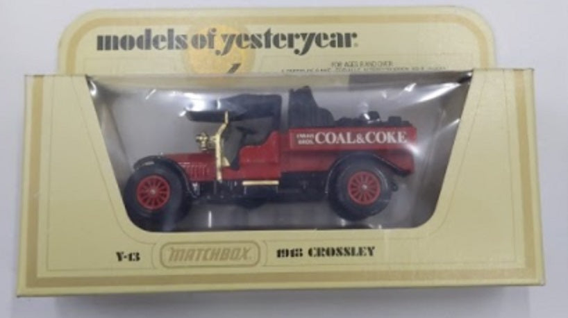 Matchbox Models of Yesteryear Y-13 1:43 1918 Crossley Car