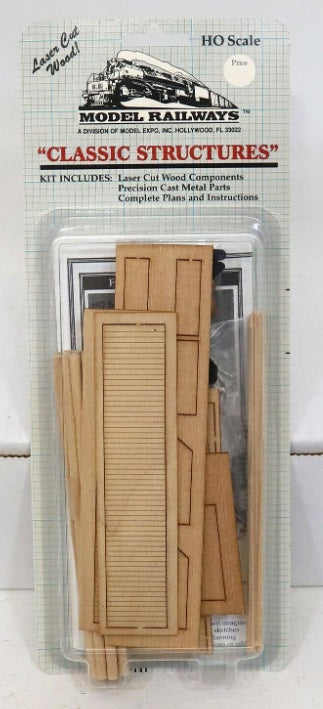 Model Railways 1005 HO Fishing Shack&Dock Classic Structures Laser Cut Wood  Kit