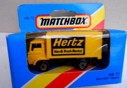 Matchbox delivery hot sale truck