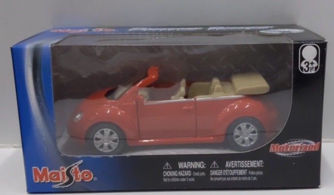 Maisto 21001 1:37 Power Racer Orange VW Convertible Beetle
