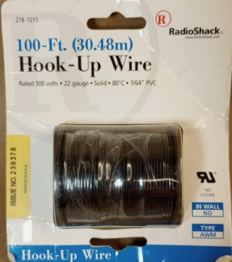 Radio Shack 278-1215 100 FT (30.48m) Hook-Up Wire 22 Gauge Solid – Trainz