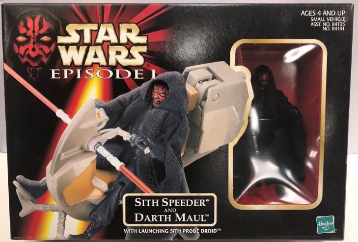Hasbro 84141 Star Wars Episode I Sith Speeder and Darth Maul Sith Action  Figure