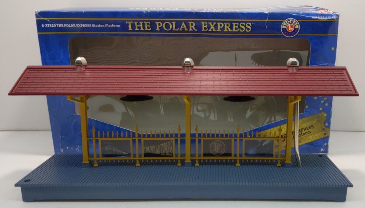 Lionel The Polar Express, Electric O Gauge Model Train Accessories, Station  Platform