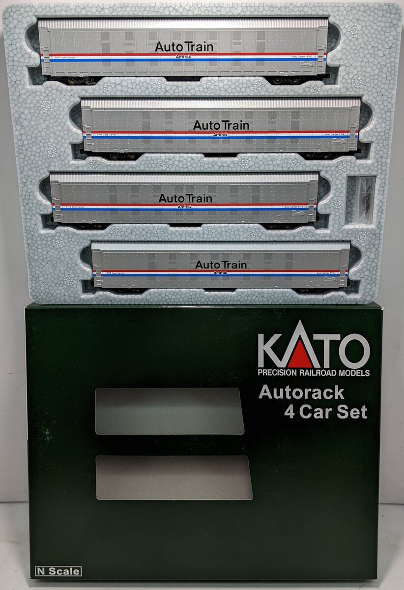 Kato 106-5507 N Amtrak Auto Train Phase III Autorack Set #1 (Set