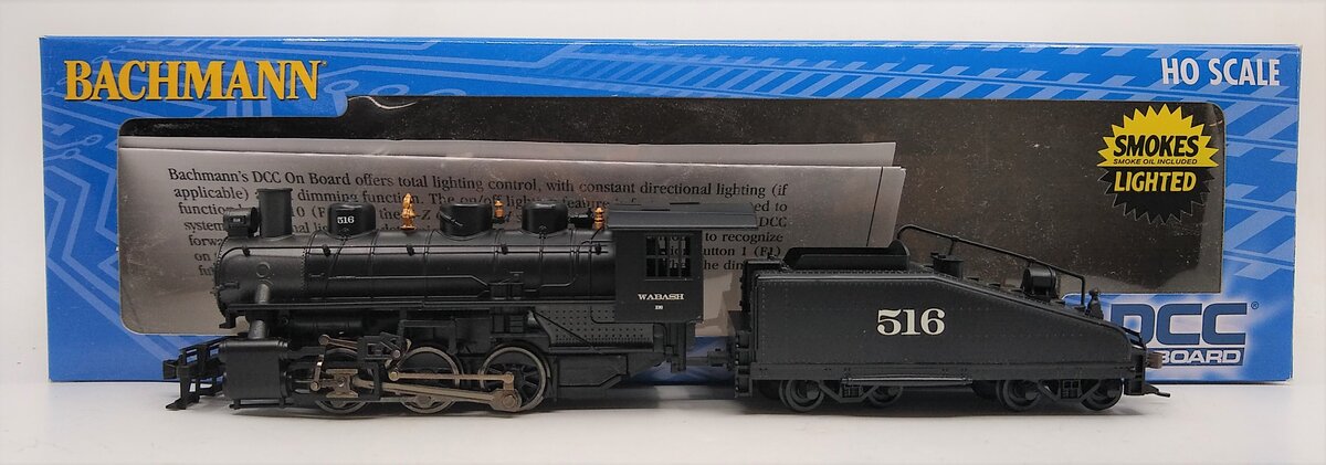 Bachmann 51611 HO Wabash USRA 0-6-0 Steam Locomotive #516 w/ DCC