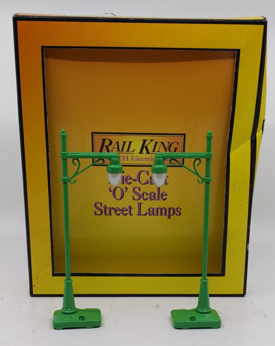 Rail King MTH O Scale Train No. 64 Die outlet Cast Street Lamp Set